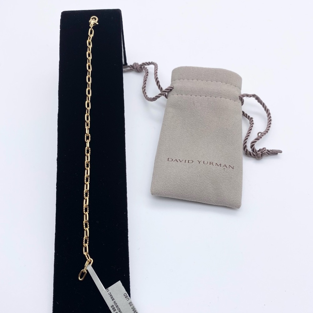 ❌❌SOLD❌❌🔥🔥UNISEX Authentic David Yurman Bracelet 18K Gold - Picture 9 of 12